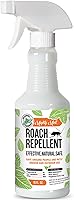 Vista 1 de Mighty Mint Spray repelente de cucarachas con aceite de menta – Asesino natural de cucarachas para uso en interiores y exteriores – Control