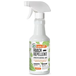 Mighty Mint Peppermint Oil Roach Repellent Spray – Natural Cockroach Killer for Indoor & Outdoor Use – Plant-Based Insect & Pest Control – 16 oz