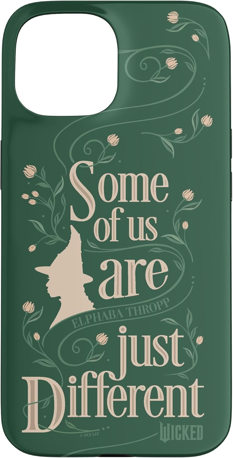 Wicked Some Of Us Are Just Different Elphaba Thropp Case for iPhone 14 Plus