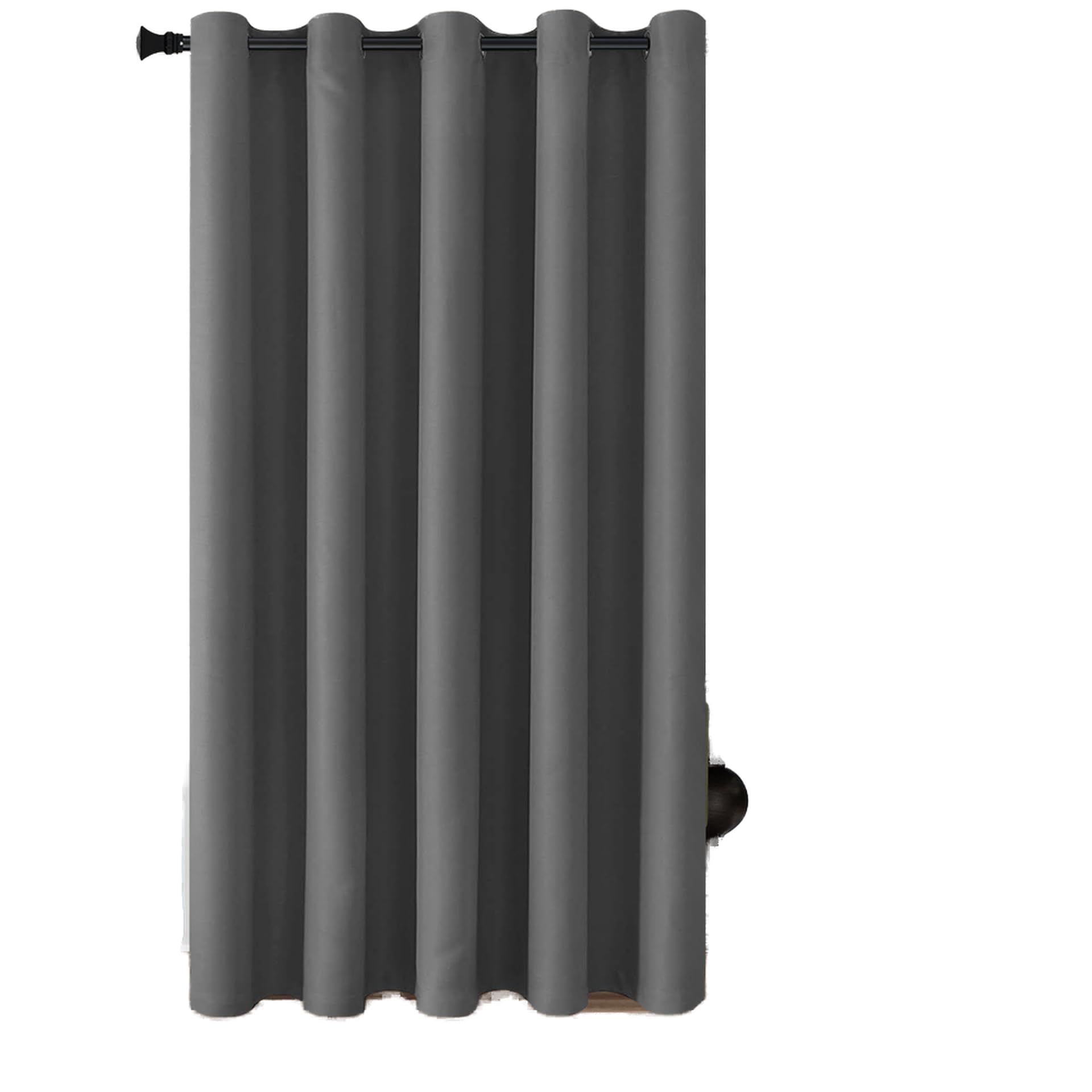DWCN Total Privacy Blackout Curtain Room Divider, Grey Dark, H304.8 x B203.2 cm (1er Pack) — image 1
