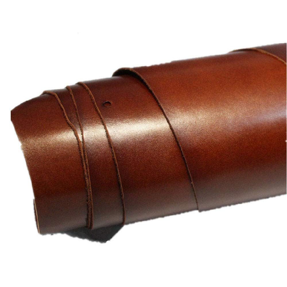 Vollnarbiges Werkzeugleder, Pflanzlich gegerbtes Vollnarben-Rindsleder, Umbra, Verschiedene Größen, 1,2–2,0 mm(1.2mm Thickness,30x30cm)