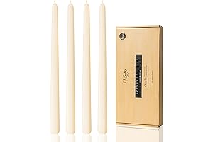 Elegant Unscented Taper Candles - An Ideal Addition to Any Home Decor