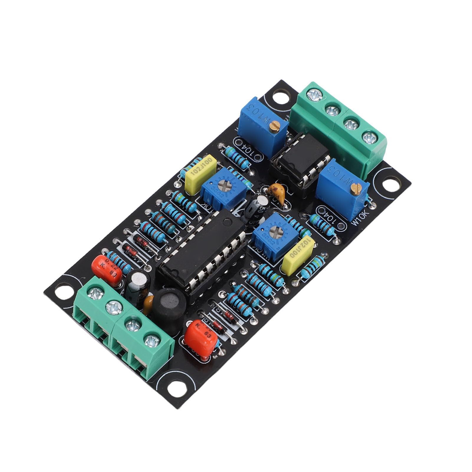 Generic Scheda Driver VU Meter Precisa, Efficiente Modulo di Pilotaggio Amplificatore a Doppio Canale per Sistemi Audio con Basso Consumo Energetico per un Facile Utilizzo, PCB 1 Pezzo