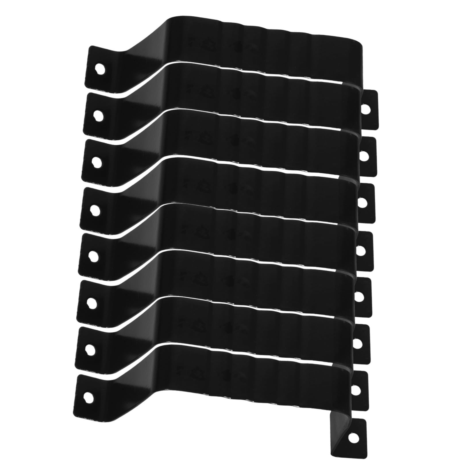 Supports de fixation de gouttière pour une maison protégée de la pluie x8