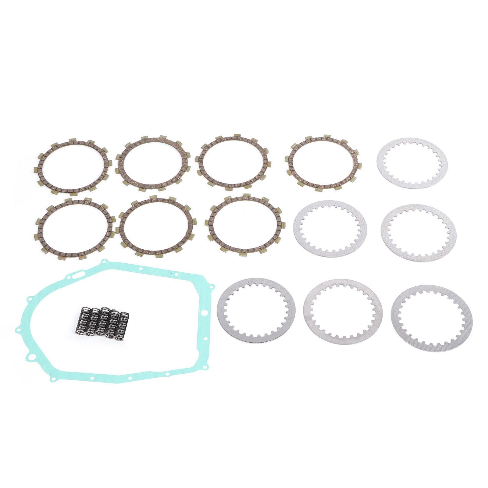 Keenso Kit de Embrague Kit de Embrague Completo con Aleación de Aluminio y Discos de Fricción de Papel Junta de Resortes OEM Apto para 350 YFM350R 2004 a 2013 Reparación de ATV