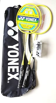 ⭐️美品　ヨネックスYONEX GR417 バドミントンラケット2本セット　羽根付 ヨドバシ.com - ヨネックス YONEX GR417WG-CYN [ヨネックス