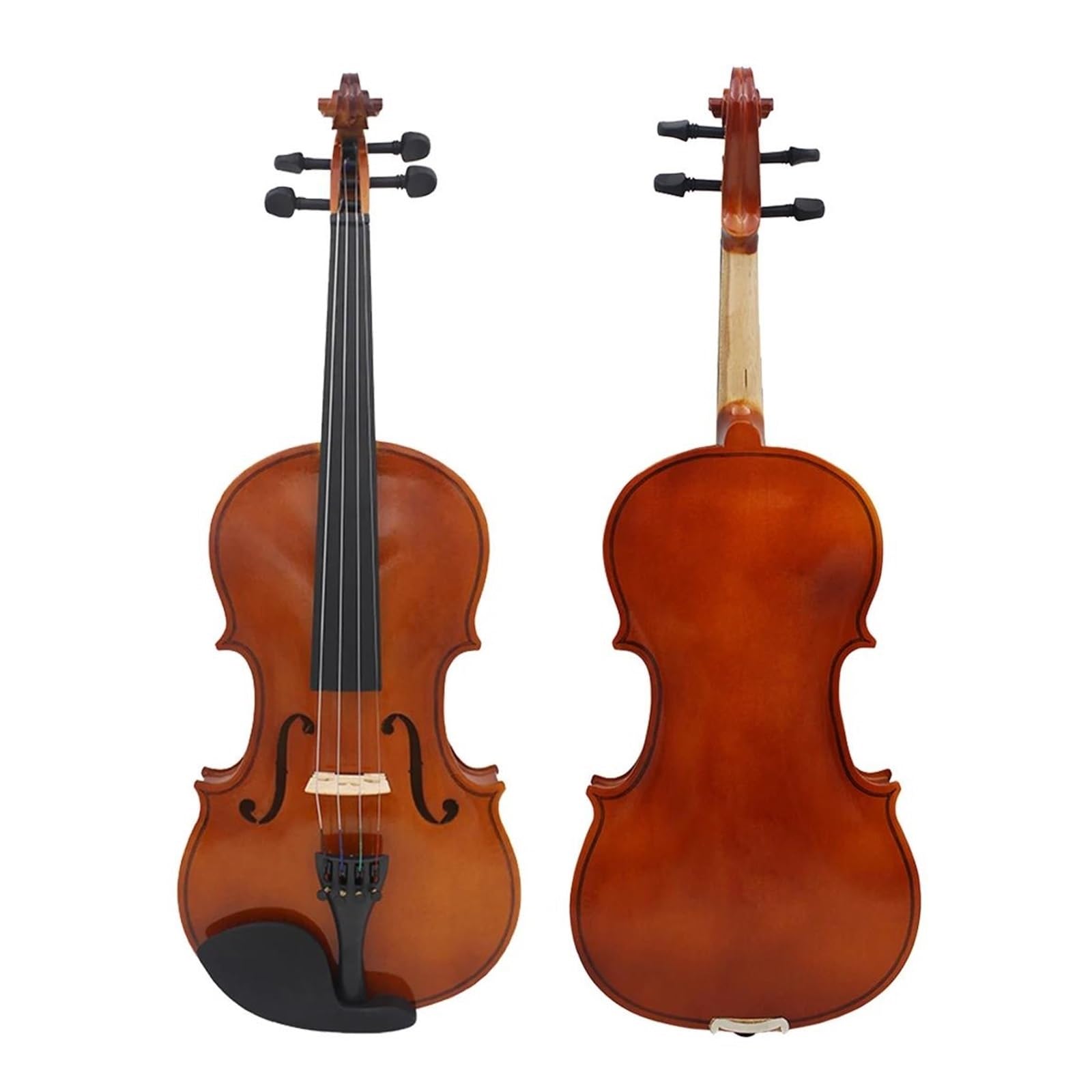 Instrumento De Violín Violín De Madera Maciza De 1/4 Con Estuche Accesorios Instrumento De Cuerda Profesional(4/4)