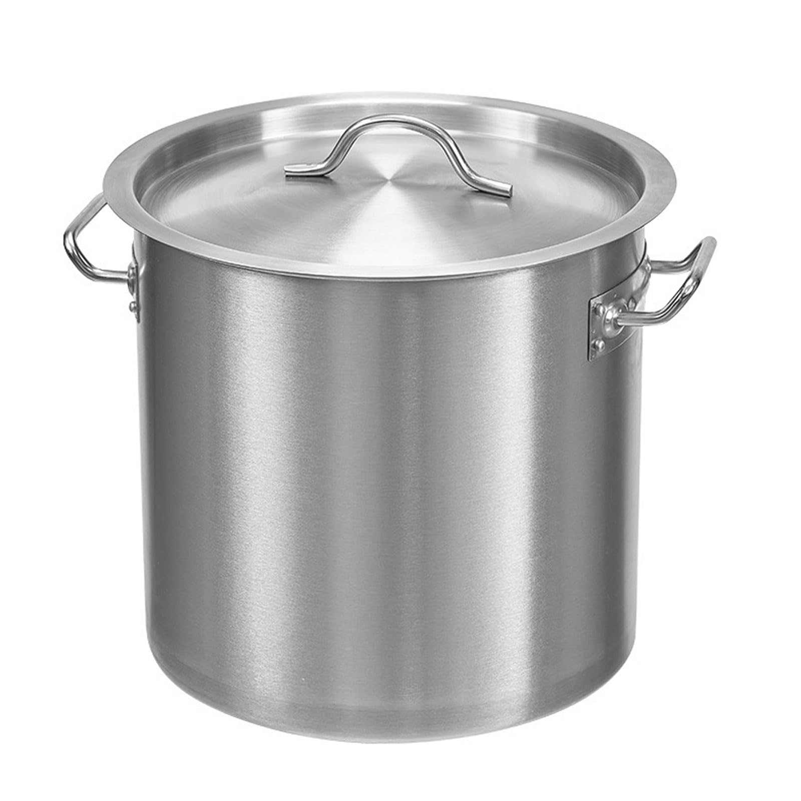 Marmite en acier inoxydable 50 L de haute qualité pour toutes plaques induction