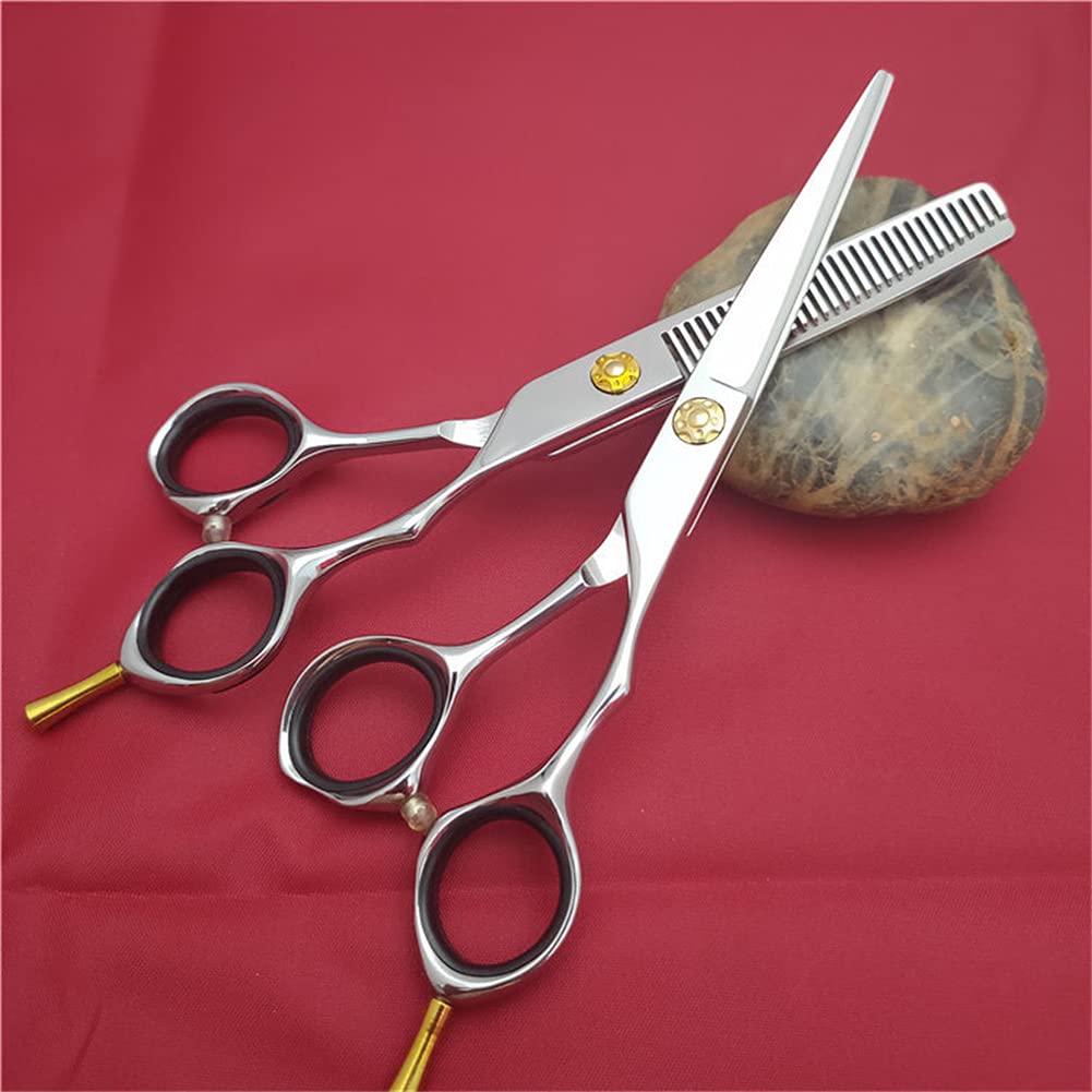 Haarschnittschere Set, 440C Edelstahl Haarschnittschere, Für Salon Friseur, Männer, Frauen, Leichte Und Scharfe, Japanische Edelstahl,6.0 Inch
