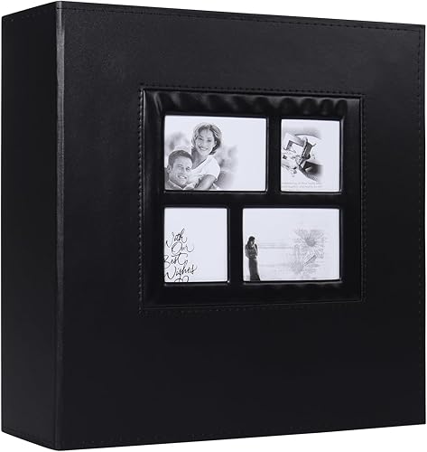 Miniatura 29 de RECUTMS - Álbum de bolsillo de 100 bolsillos 4x6, pequeños álbumes de fotos, páginas blancas, álbum de fotos vertical, álbum de boda, álbum de fotos
