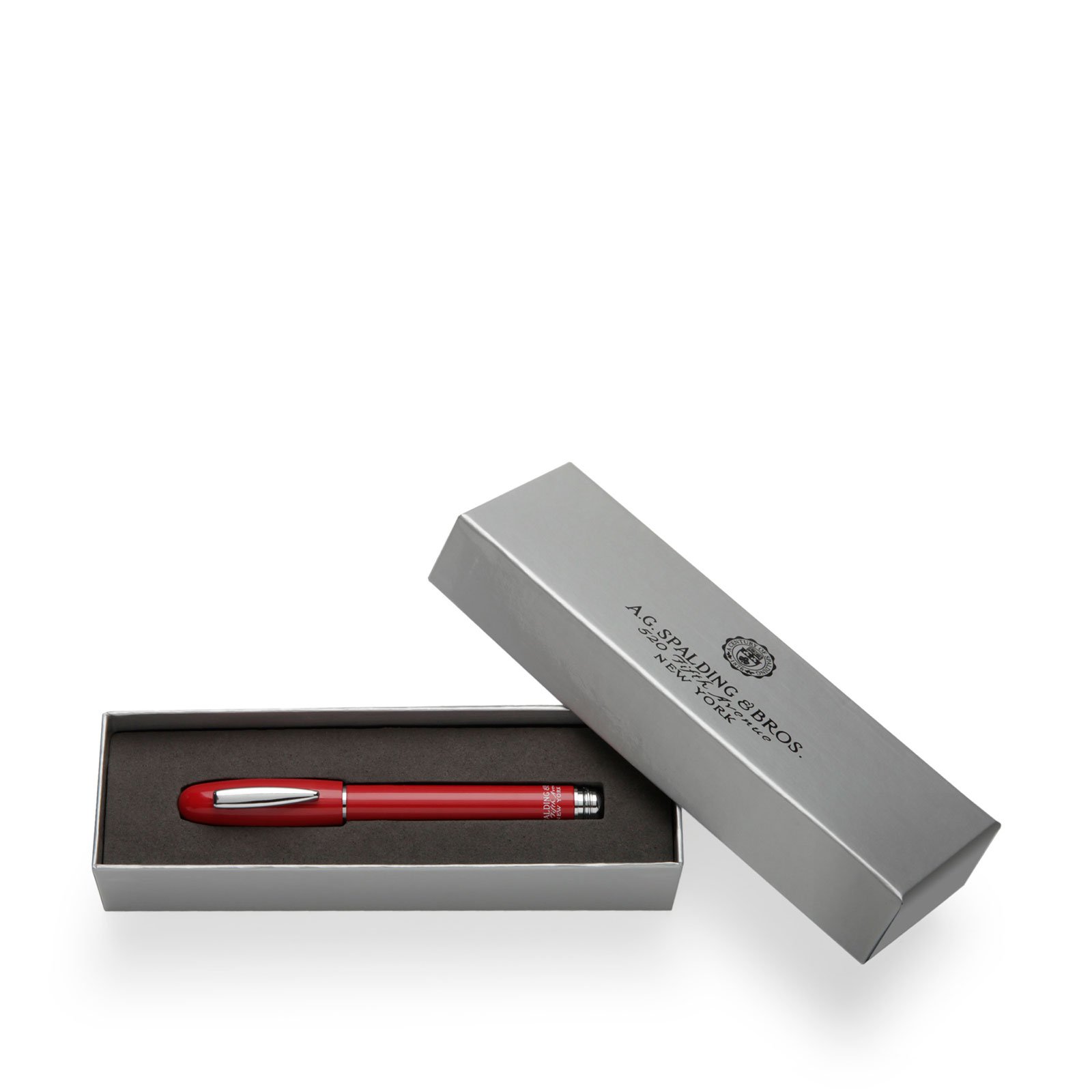 Penna Stilografica A.G. Spalding & Bros Short Classic - Rosso, Design Compatto E Elegante - Foto 4