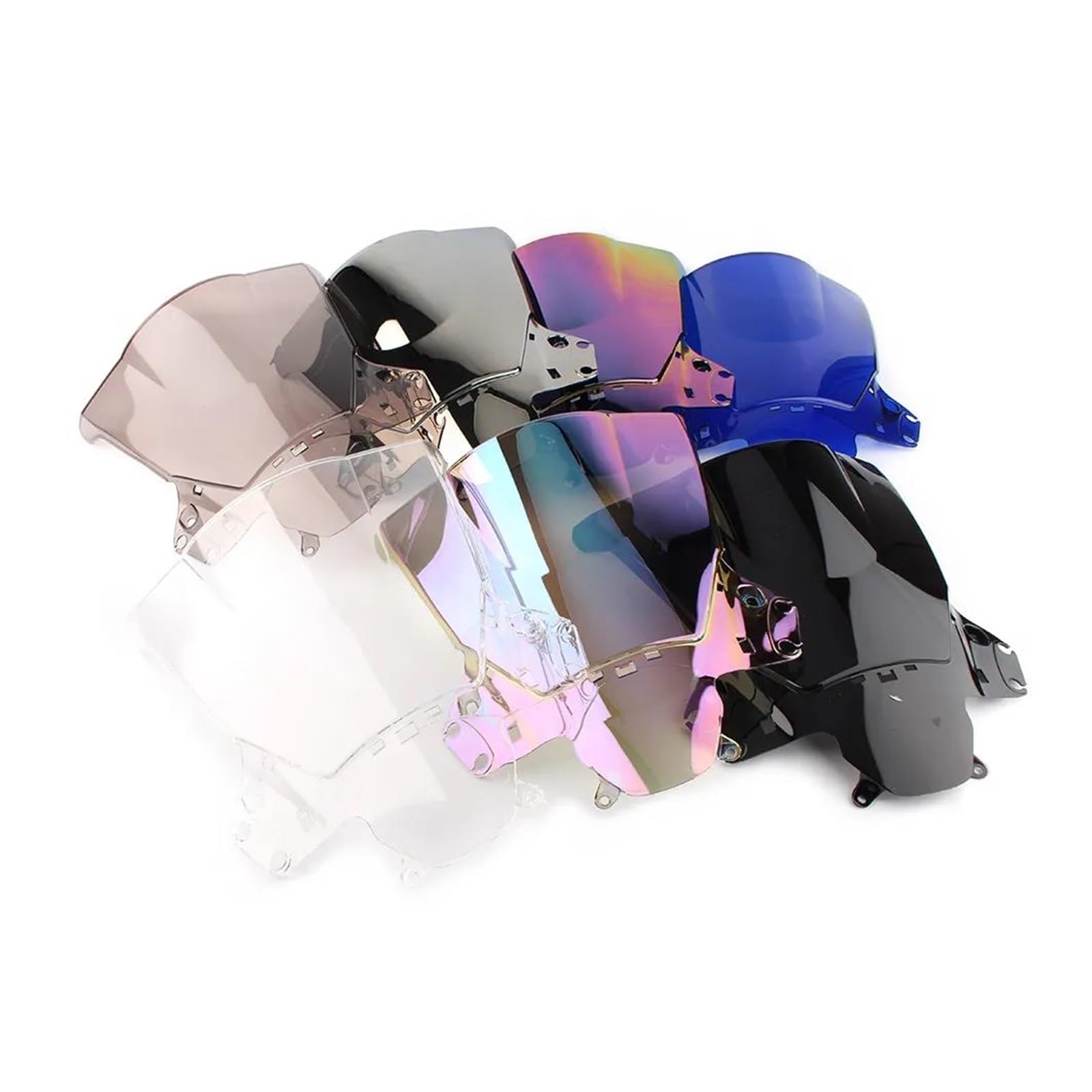 Parabrezza Moto Doppia Protezione Per Honda CBR250R 2011-2013 - ABS, Vari Colori - 2