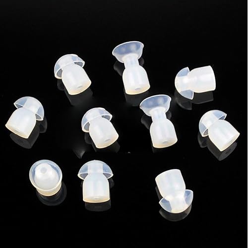 Miniatura 4 de MaximalPower Punta de oído de silicona transparente de 2 piezas para radios bidireccionales