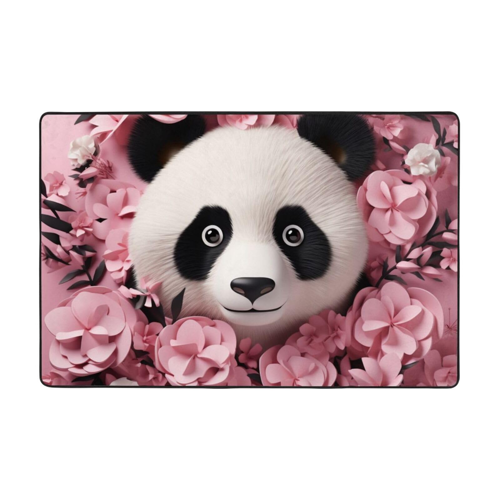 Tapis de salon moderne rose 183x122 tapis peluche courte chambre