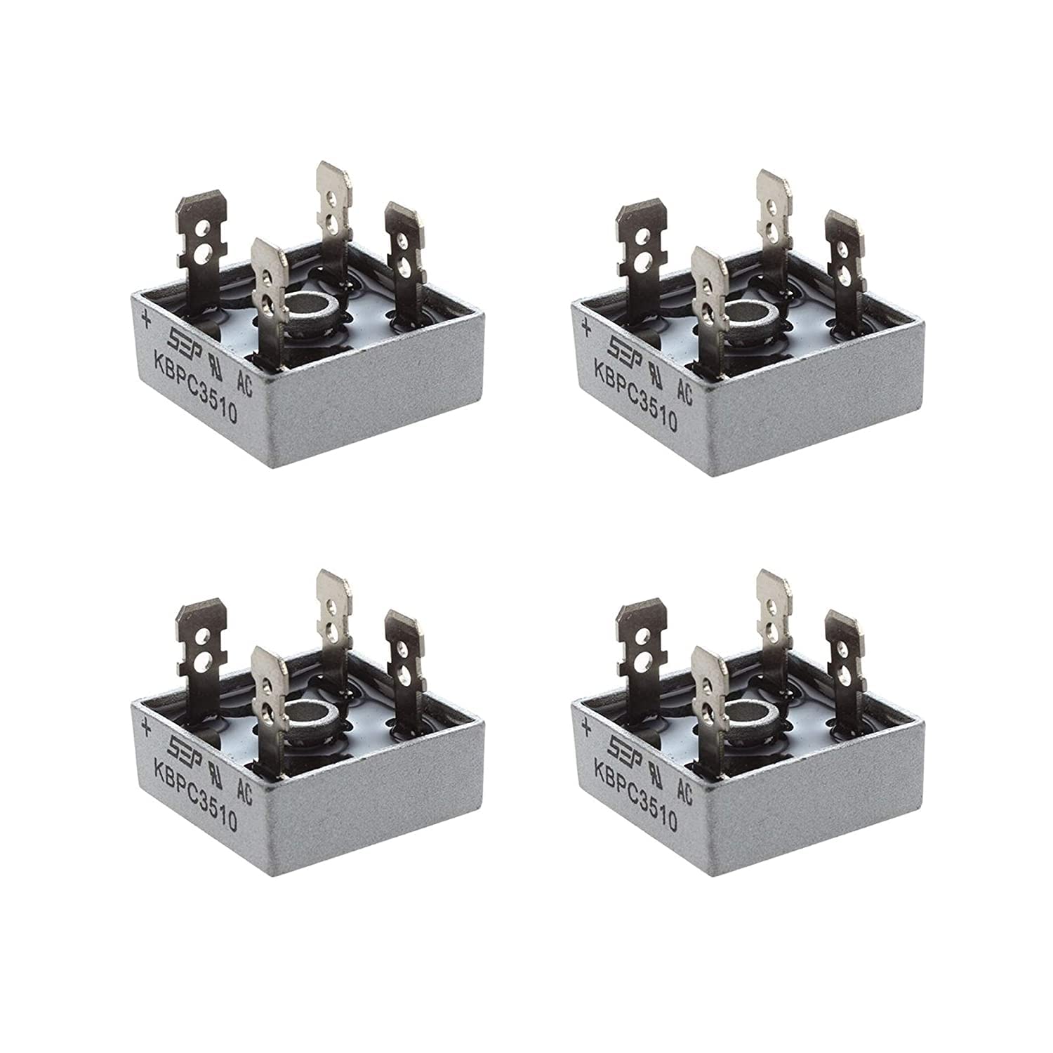 Belfin KBPC3510 Bridge Rectifier Metal Case Diode (Pack of 4) (B081Z4CZS1) Amazon Price History, Amazon Price Tracker