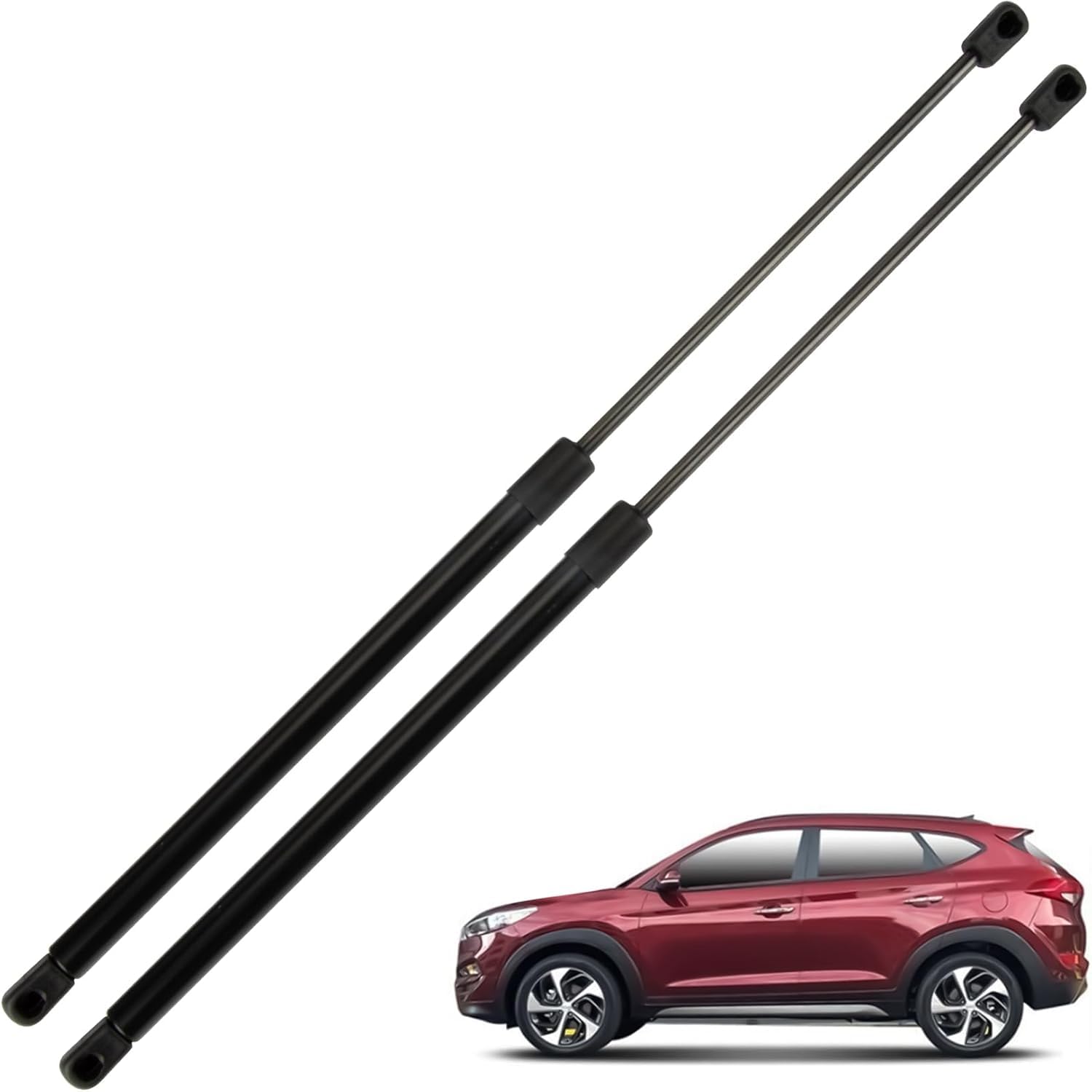 Auto Ammortizzatori Cofano Posteriore per Hyundai Tucson TL 2015-2020 81770D7000 81771D3000,Baule Molle a Gas Asta Pistoni Bagagliaio Supporto Ascensore Portellone Idrauliche Staffa Antiurto