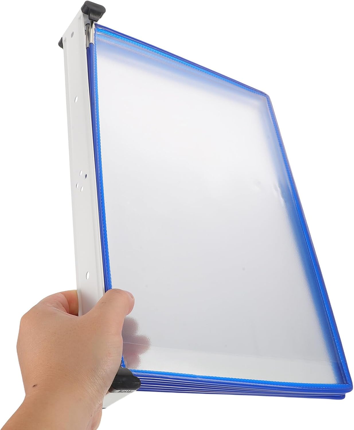 LALAFINA 壁掛けファイルラック パネル両面式 文書整理用 バインダー収納 オフィス学校向け 参考資料ディスプレイ 掛け置き式