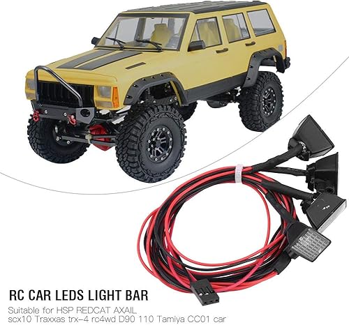 Miniatura 2 de Barra de luz LED para automóvil a control remoto, luces de techo de oruga a control remoto, accesorio de lámpara LED para automóvil axial scx10