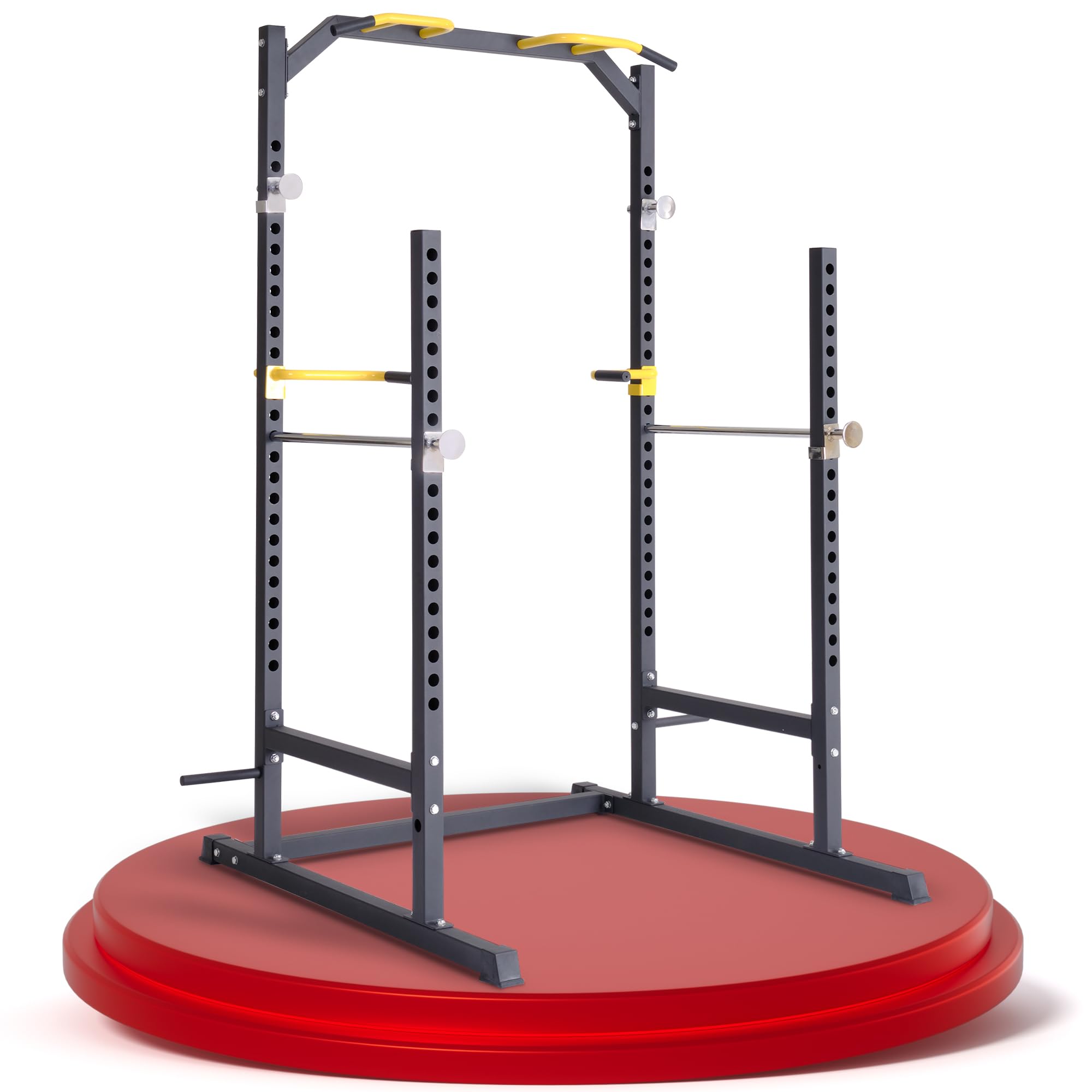 Ultrasport Multifunzione Power Rack, Basic Power Rack, Fitness Rack, per Un Allenamento Efficace di Tutto Il Corpo, Palestra Domestica, Solida Struttura in Acciaio, per Principianti e Professionisti