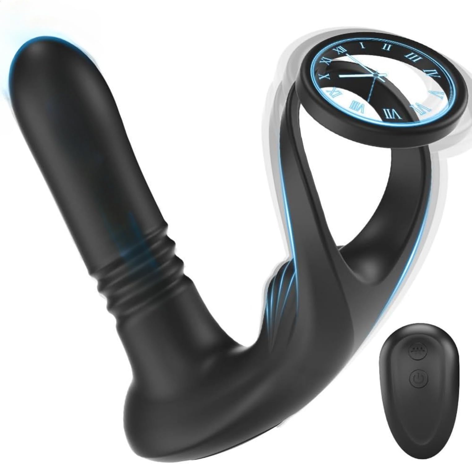 Vibratori, anelli vibranti universali, vibratori con telecomando, massaggiatori, dildo vibranti con 10 modalità, plug anali vibranti