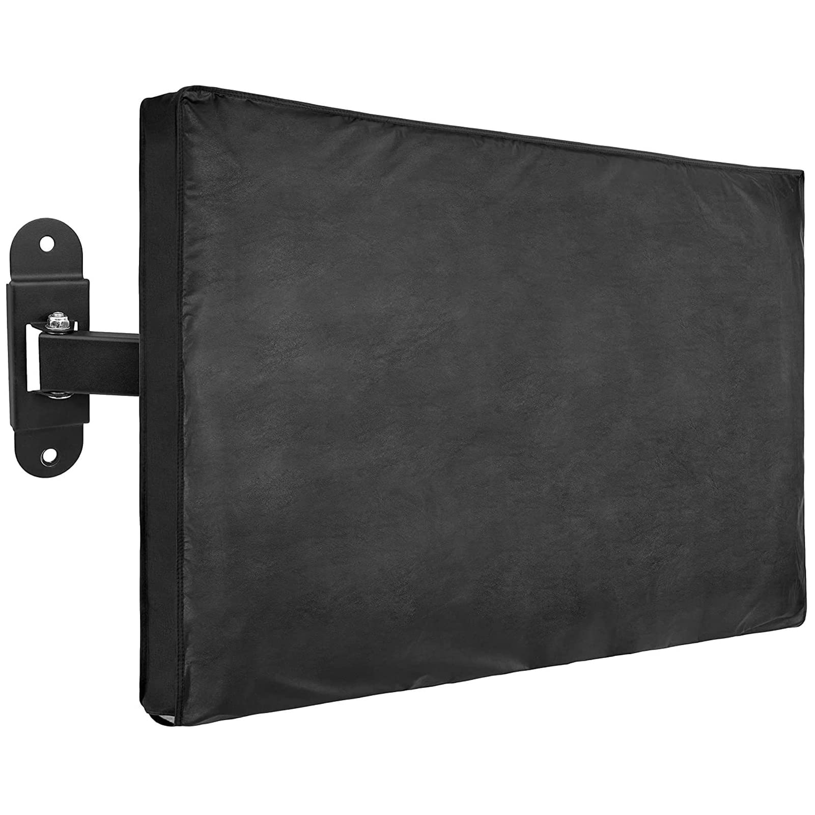 Copertura Esterna della TV 22-70", Protezione Resistente dello Schermo della TV Resistente alle intemperie 210D, Copertura Esterna della Televisione per LED, LCD, TV OLED,Nero,46 to 48 inch