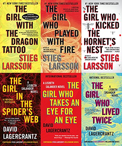 The Girl with the Dragon Tattoo Book Series Set (Millennium Series ...