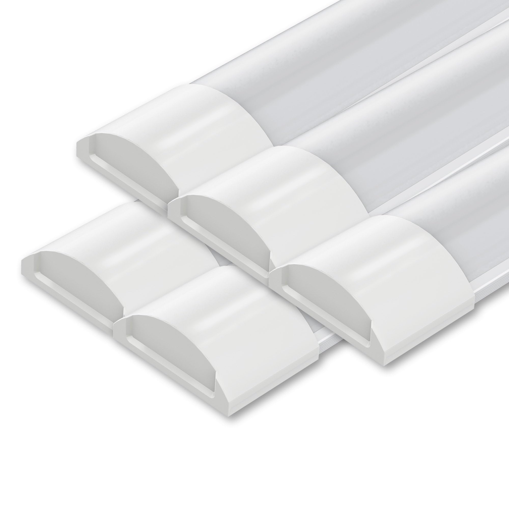 Ledvion - 5-Pack, LED Batten Light, 2ft, IP20, 15W, 120/m/W, Cool White, 6500K, Linkable, Garage Lighting, Fluorescent Light Tubes, Tube Light, Loft Light