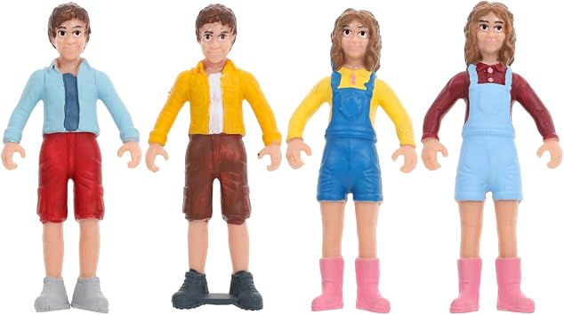 Kisangel 1 Set Character Model Standing People Figures People Scale Models Architectural Figures Figurines Scale Hand Painted Miniatures Pretend PVC Girl