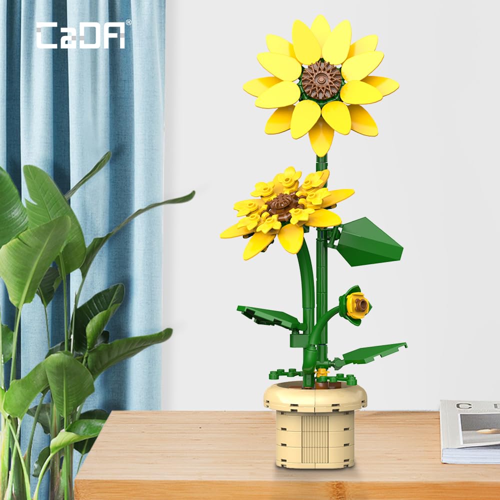 Amazon.com: CaDA C59030W Flower Building Set for Adults,187PCS