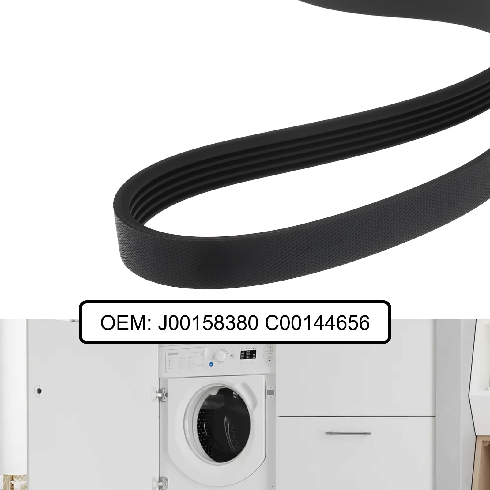 Courroie Hotpoint Indesit C00144656 Pour Lave-linge (agitateur)