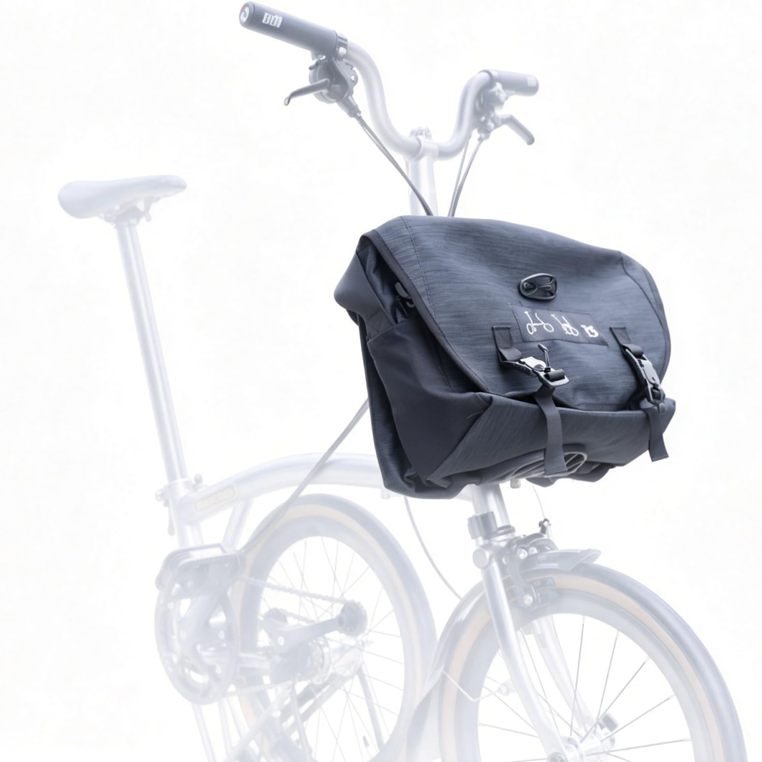 Amazon.com: SplendoRoute Brompton Frame Front Bag with Carrier