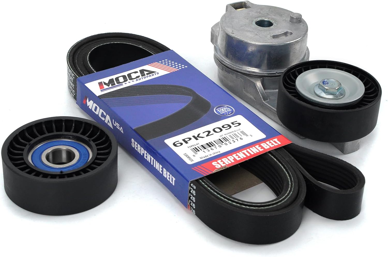 Serpentine Belt Component Kit Fit 2006-2010 for Chrysler 300 5.7L, 2006-2010 for Dodge Charger 5.7L, 2006-2008 for Dodge Magnum 5.7L