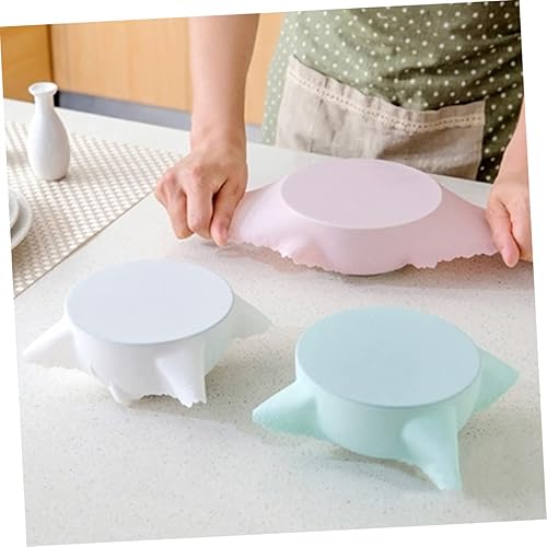 Miniatura 7 de TIDTALEO Tapa de olla Tapas elásticas de silicona Envolturas de sello de silicona Cubierta de sello de silicona Tazón de comida
