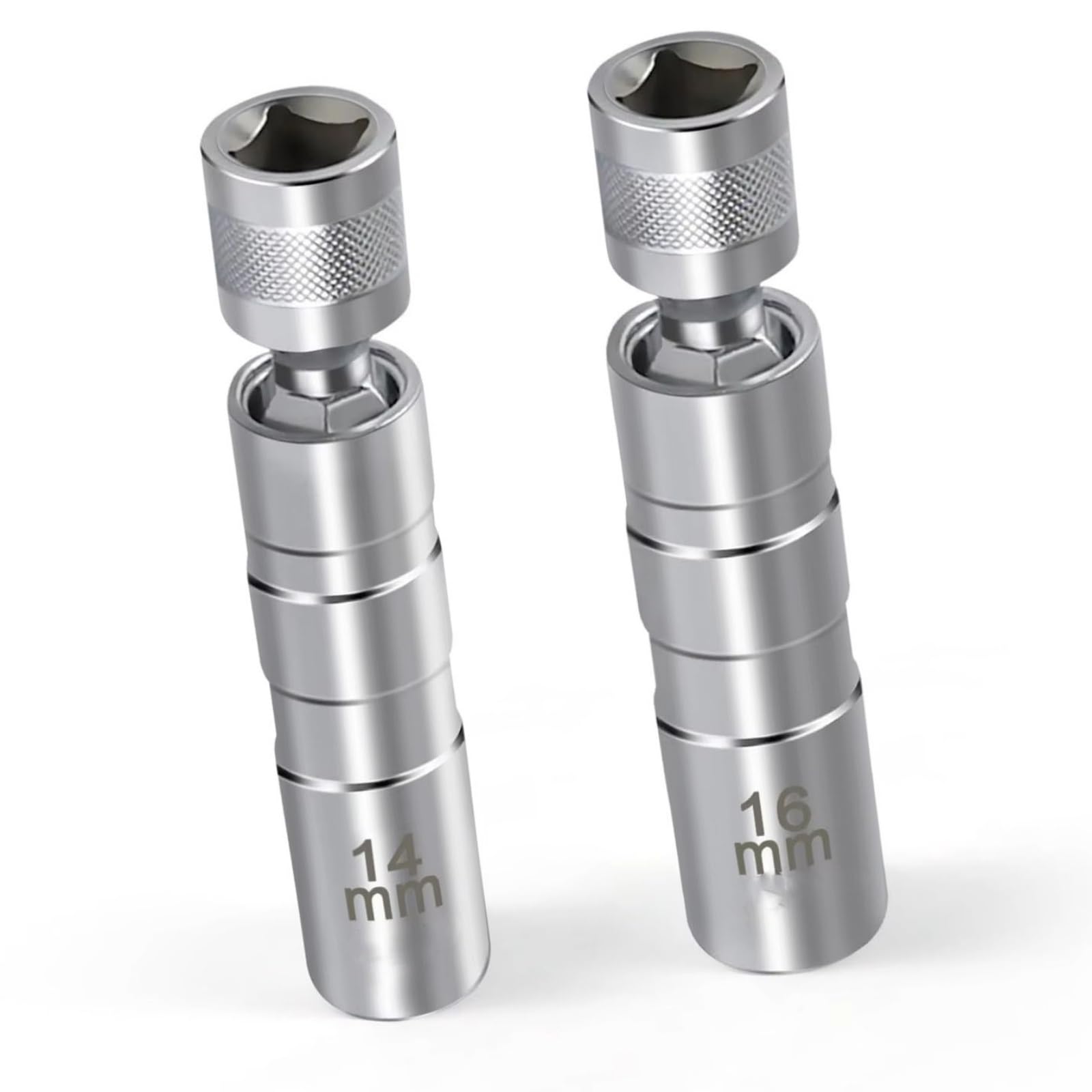 Auto Sottile per Parete Girevole Magnetica per Presa Candela 3/8 Pollici unità 12 Punti Candele Strumento di Rimozione Chiave Auto Chiavi Le Candele