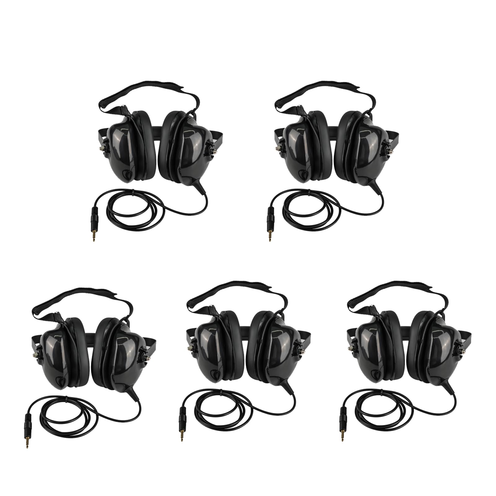 Retekess TT034 Kabelloser Communication Headset, Kabelgebundenes Headset, Einstellbare Größe, 23 dB Rauschunterdrückung, Kompatibel mit Empfänger T130, T130P, T130S, T130U and TT127
