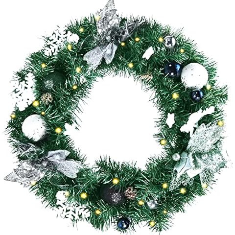 GIANTEX 50 cm künstlicher Weihnachtskranz Cover