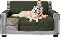 Vista 17 de Sofa Shield - Funda para sillón con respaldo patentado con correa, protector de cojín, funda reversible diseñada en EE. UU. resistente a manchas