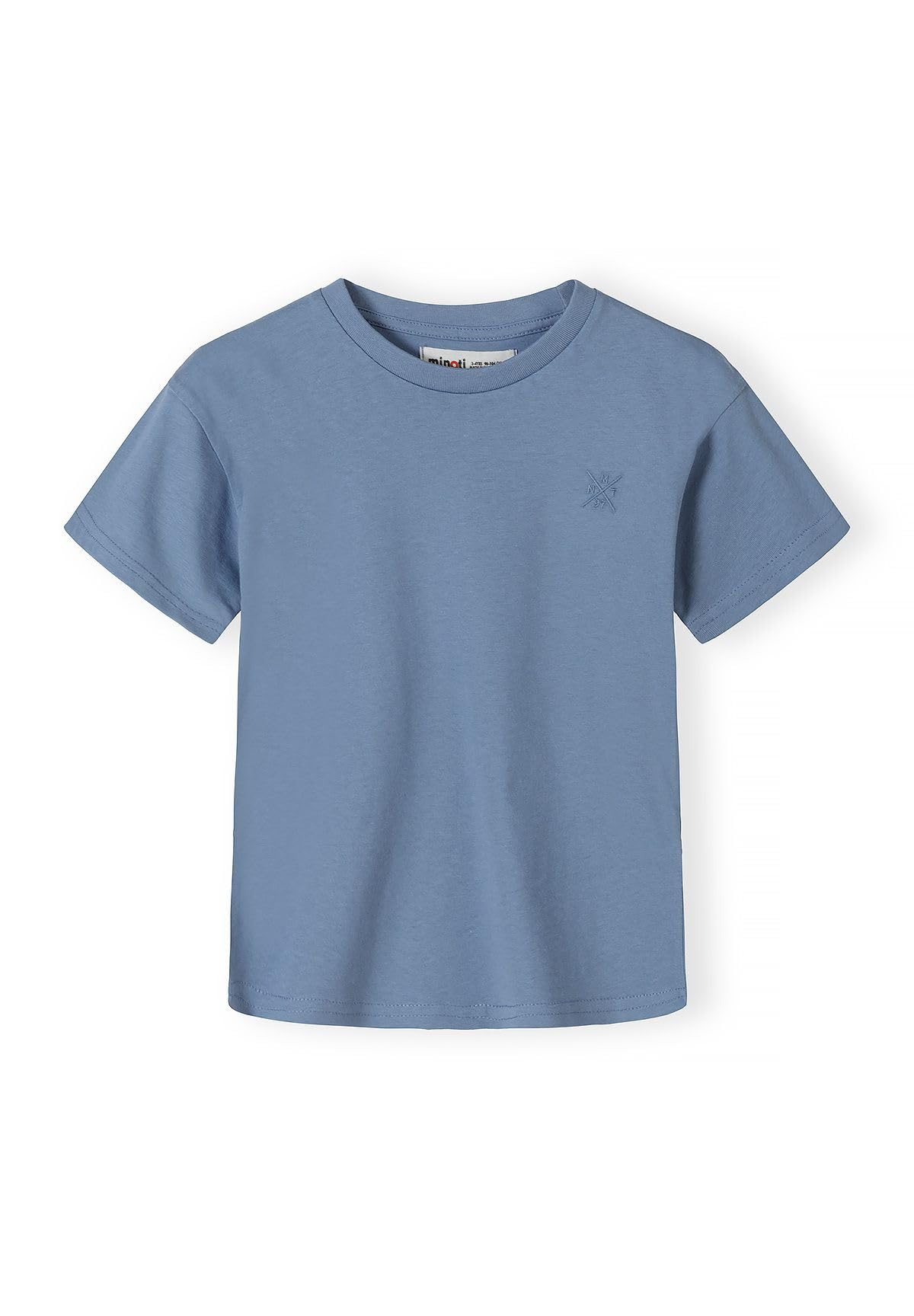 Minoti Jungen T-Shirt 7er Pack Baumwolle Kinder Basic Shirts mit Rundhalsausschnitt Set