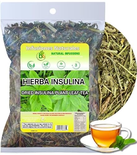 Insulina Traditional 100% Natural Dried Plant Herbal Tea – 4 oz (113g) – Gymnema Sylvestre & Costus Igneus – Wildcrafted Mexican Herb – Sugar-Free, 0 Carbs – Caffeine-Free – Loose Leaf Infusion – by BexpertsUSA