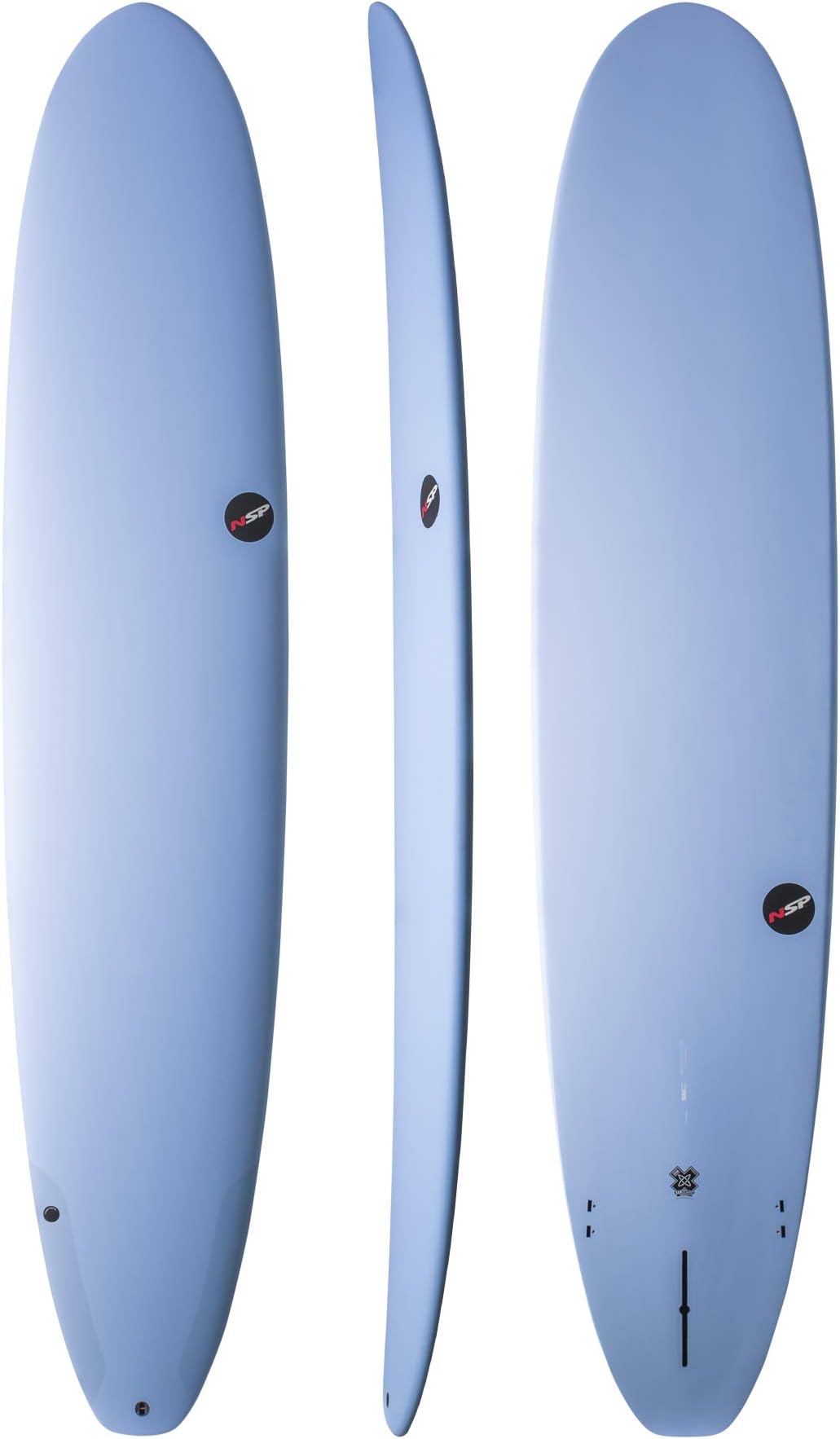 NSP PROTECH EPOXY Longboard Surfboard | FINS Included | Durable All Around Long Board SURF Board