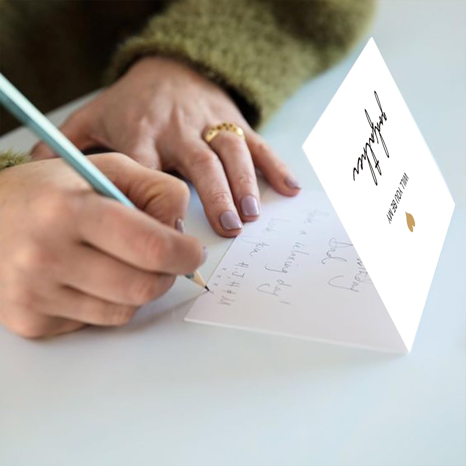 Will You Be My Godfather, God Father's Proposal Card Gifts with Envelope, Cute Gifts for Godather On Wedding Day.(Godfather B) - Image 7