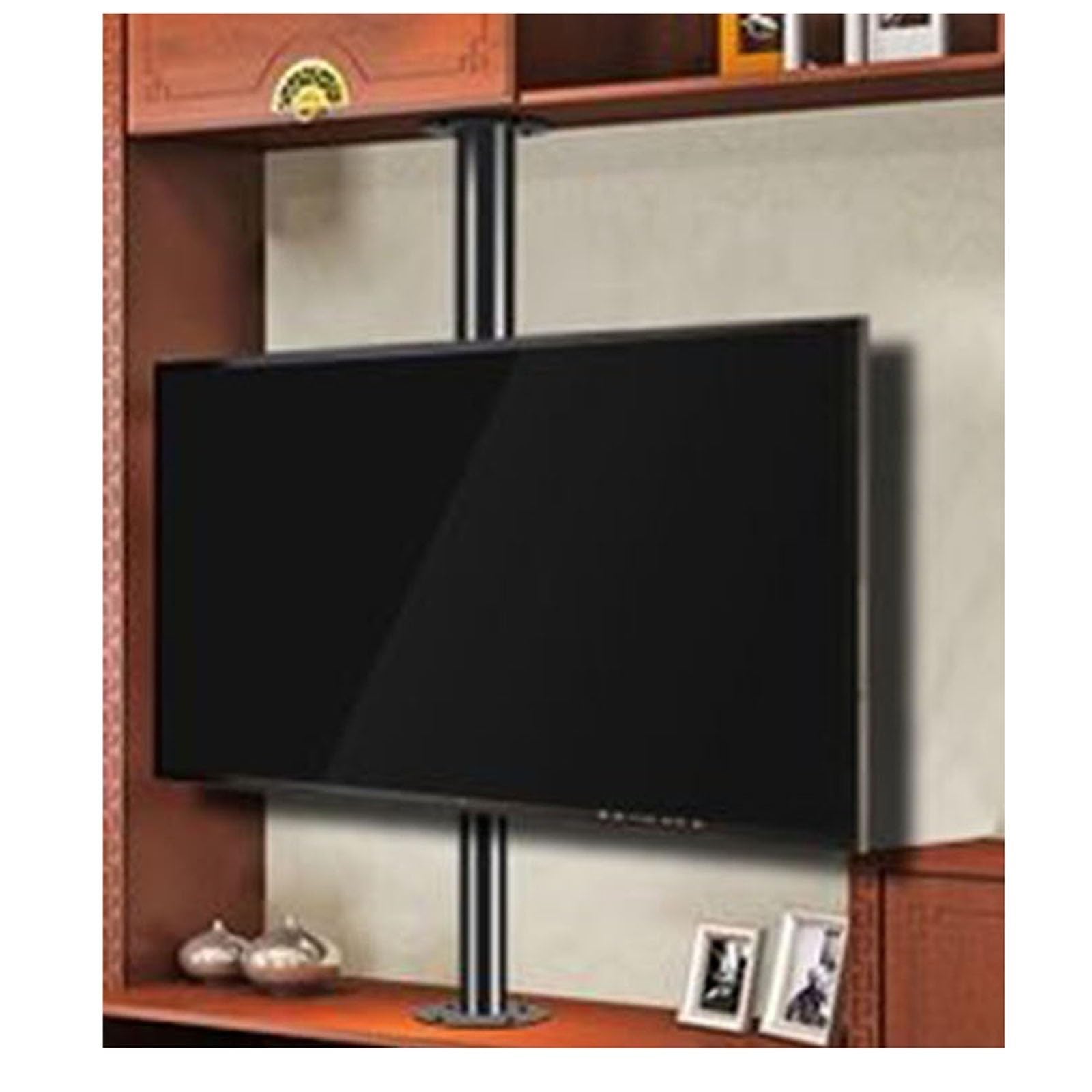 Support plafond TV inclinable et pivotant 360° pour cloison
