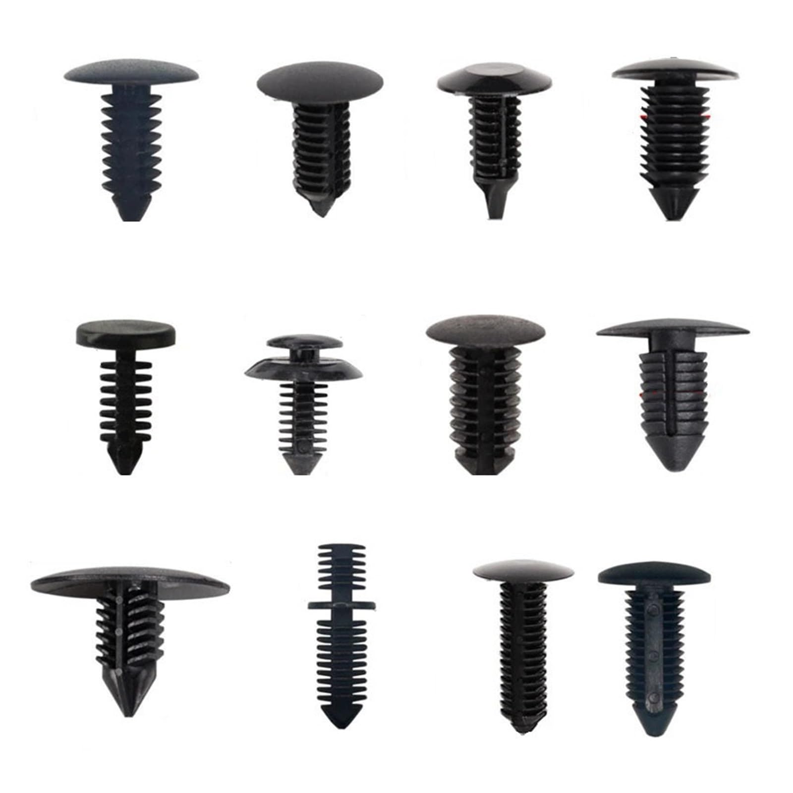Fdcskinx Jy11 20Pcs For 5-11Mm Hole Car Fender Clip Bumper Plastic Screw Fasteners Auto Roof Tailgate Lining Rivet(Jy11)