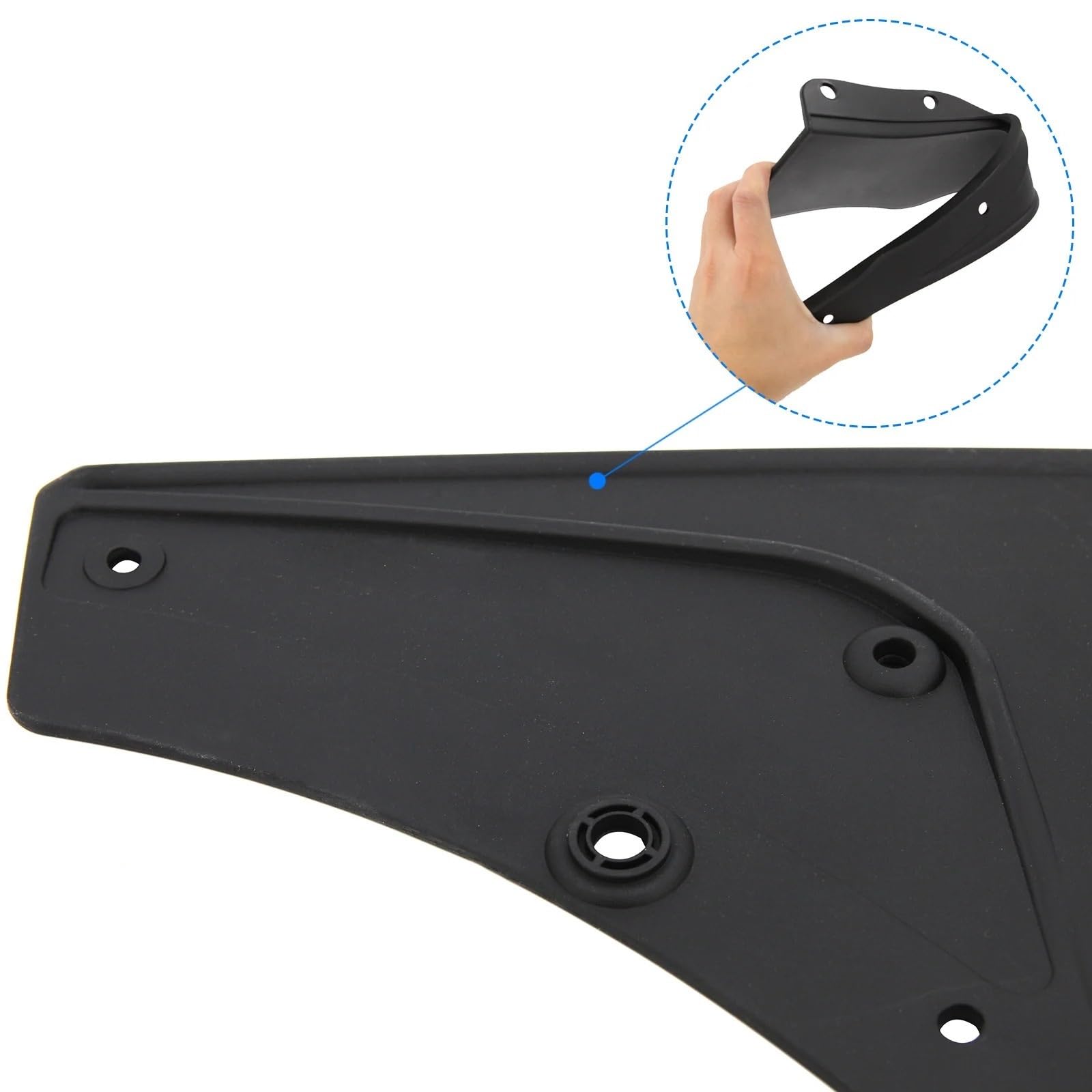 Chlapacze samochodowe Pasuje do Suzuki Jimny Sierra JB64 JB74 2019-2023 błotniki z paskiem holowniczym osłona rozbryzgowa błotnik przednie tylne(4Pcs-With Tow Strap)