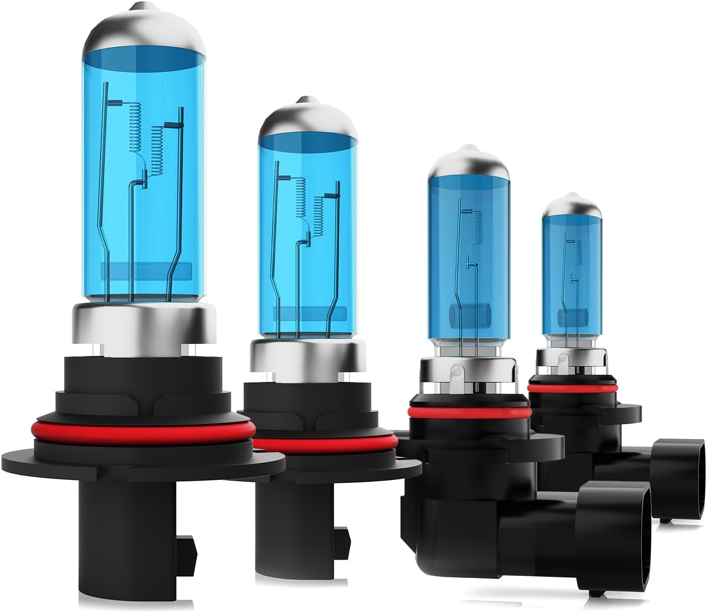 Light Bulbs Fit For Dodge Grand Caravan 2001-2007, 9007 9145 High Low Beam Fog Lights High Performance Halogen Headlight Bulb Combo, 6000K White Light, Pack of 4