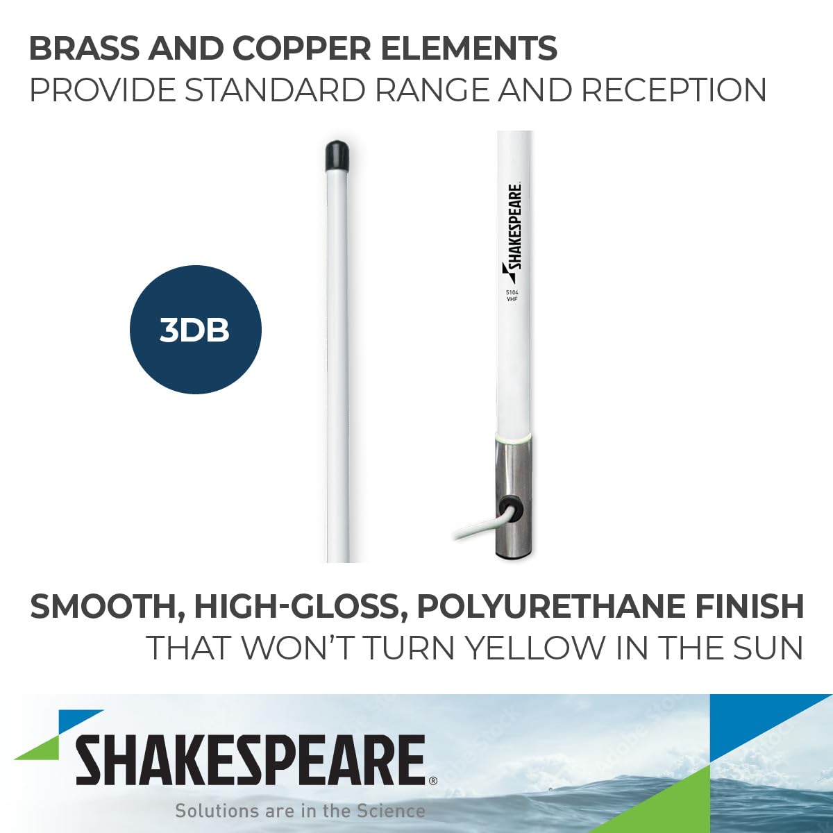 Shakespeare Antena 5104 4' Centennial VHF