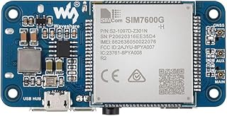 SIM7600G-H 4G HAT (B) for Raspberry Pi Series Board, Enabling LTE Cat-4 4G / 3G / 2G Communication & GNSS Positioning, Global Band