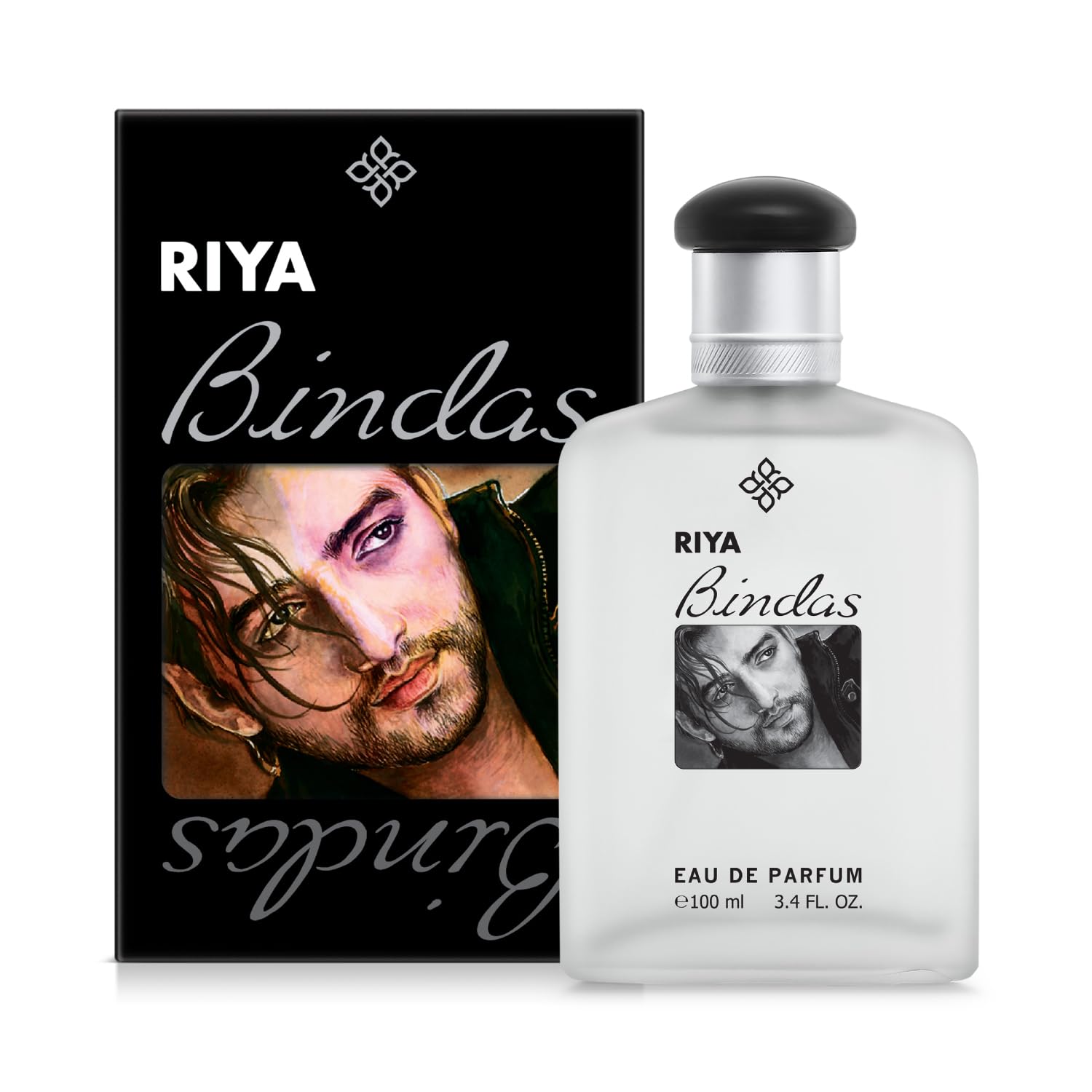 BINDAS For Men Eau De Parfum Spray Aromatic Woody Spicy 100 ML Mild Fragrance Long Lasting Fragrance/Scent of Swag
