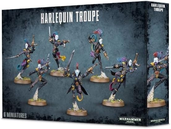 Warhammer 40k Plastic Harlequin Troupe