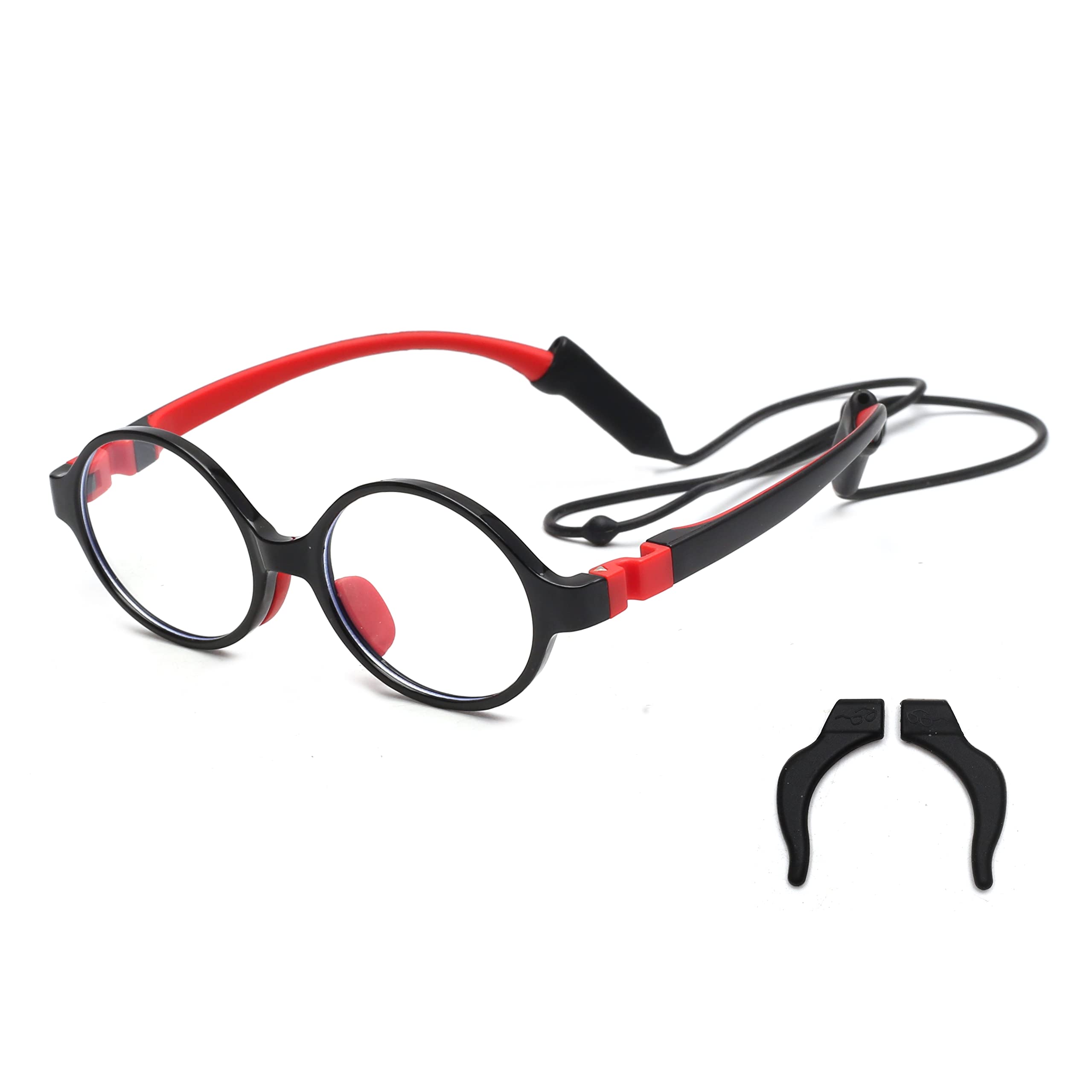 JM Kids Blue Light Glasses, Computer Gaming Grasses for Girls Boys Age 3-10, Anti Blue Ray TR90 Eyeglasses